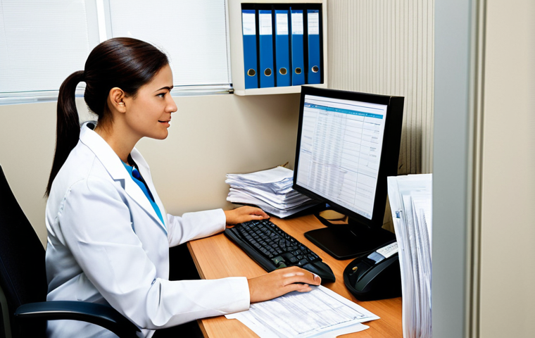 보건의료행정사와 데이터 관리 스킬 - Data Management in Healthcare**

"A diverse team of healthcare professionals (doctor, nurse, adminis...